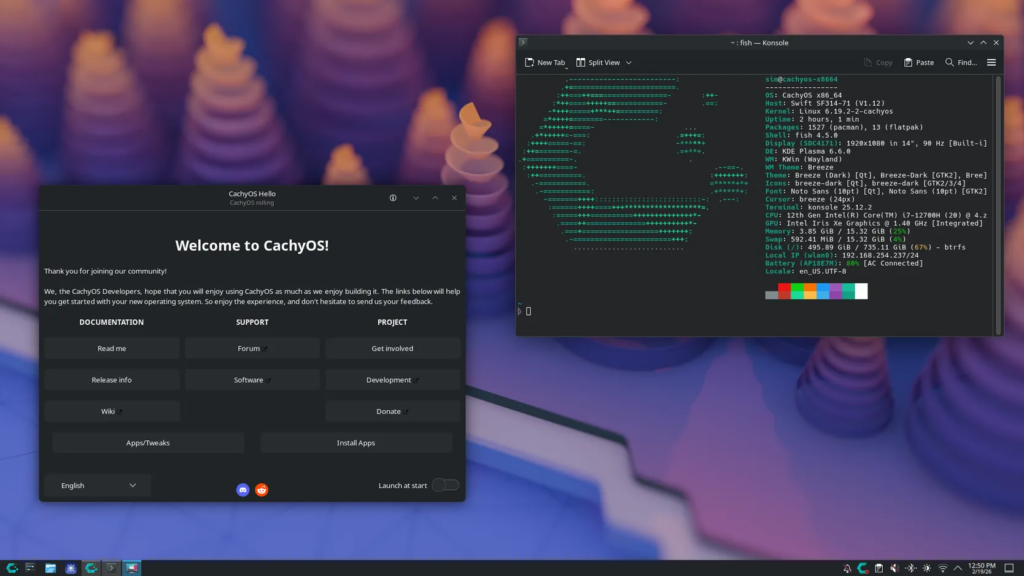 Destaque CachyOS para jogos no linux
