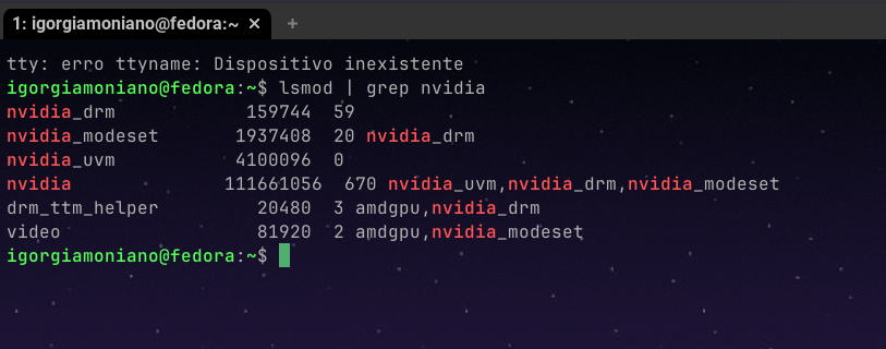terminal nvidia, nvidia_drm, nvidia_modeset