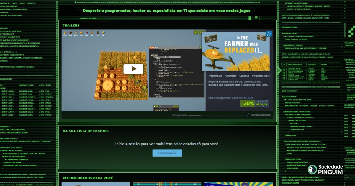 05 jogos na Steam para praticar programação